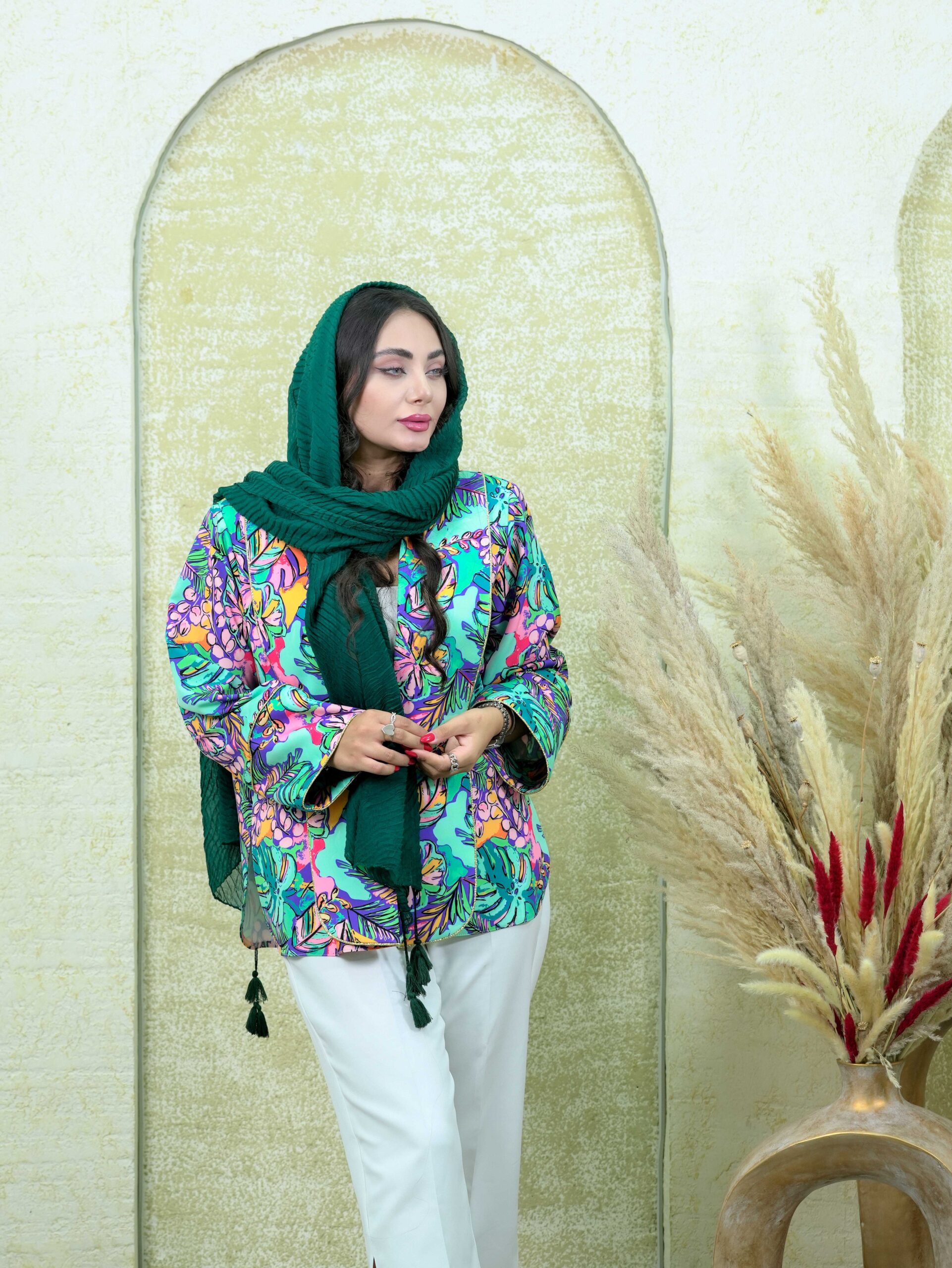 مانتو کتی زنانه Tvk مدل انجیر