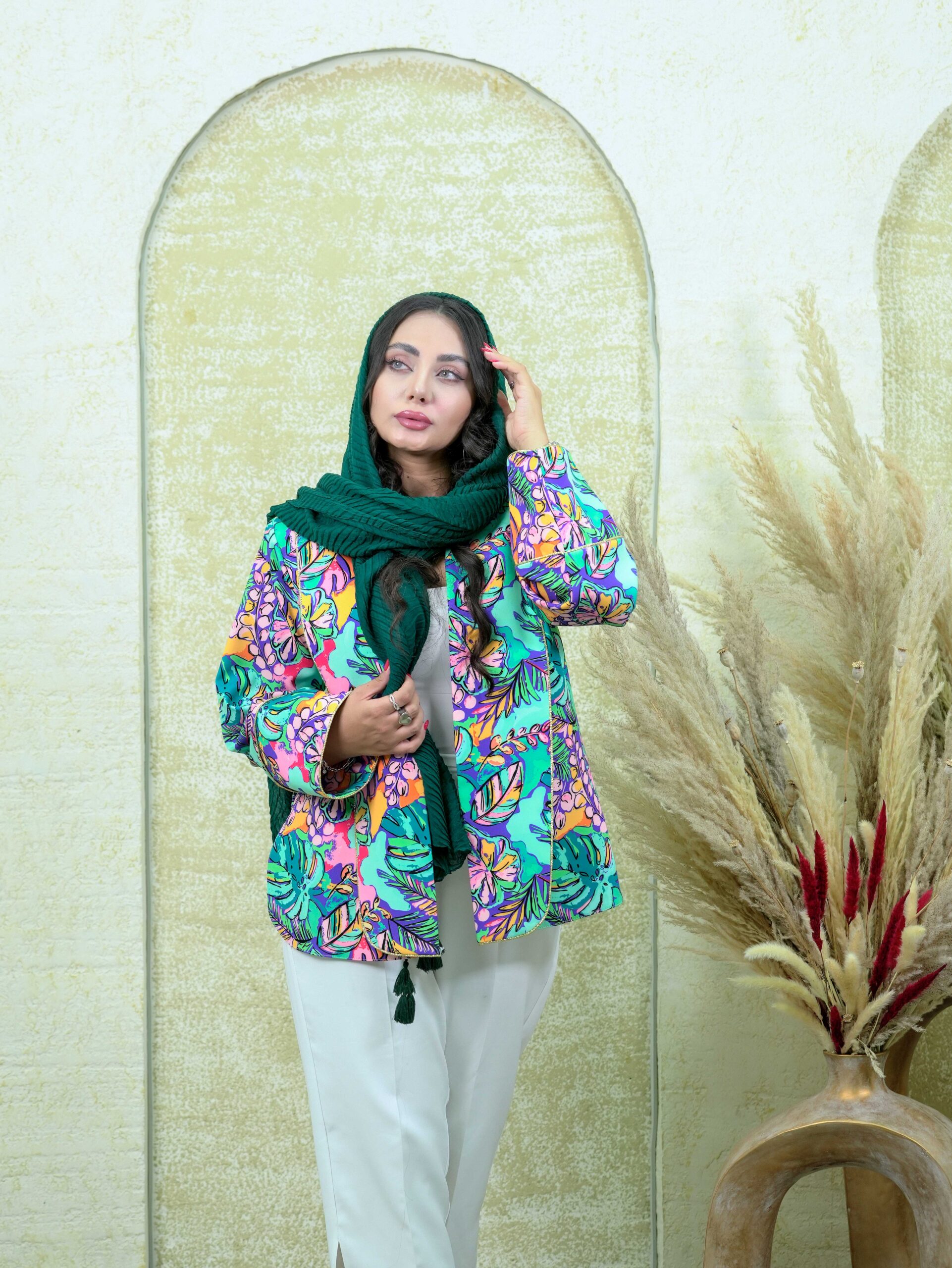 مانتو کتی زنانه Tvk مدل انجیر - تصویر 4