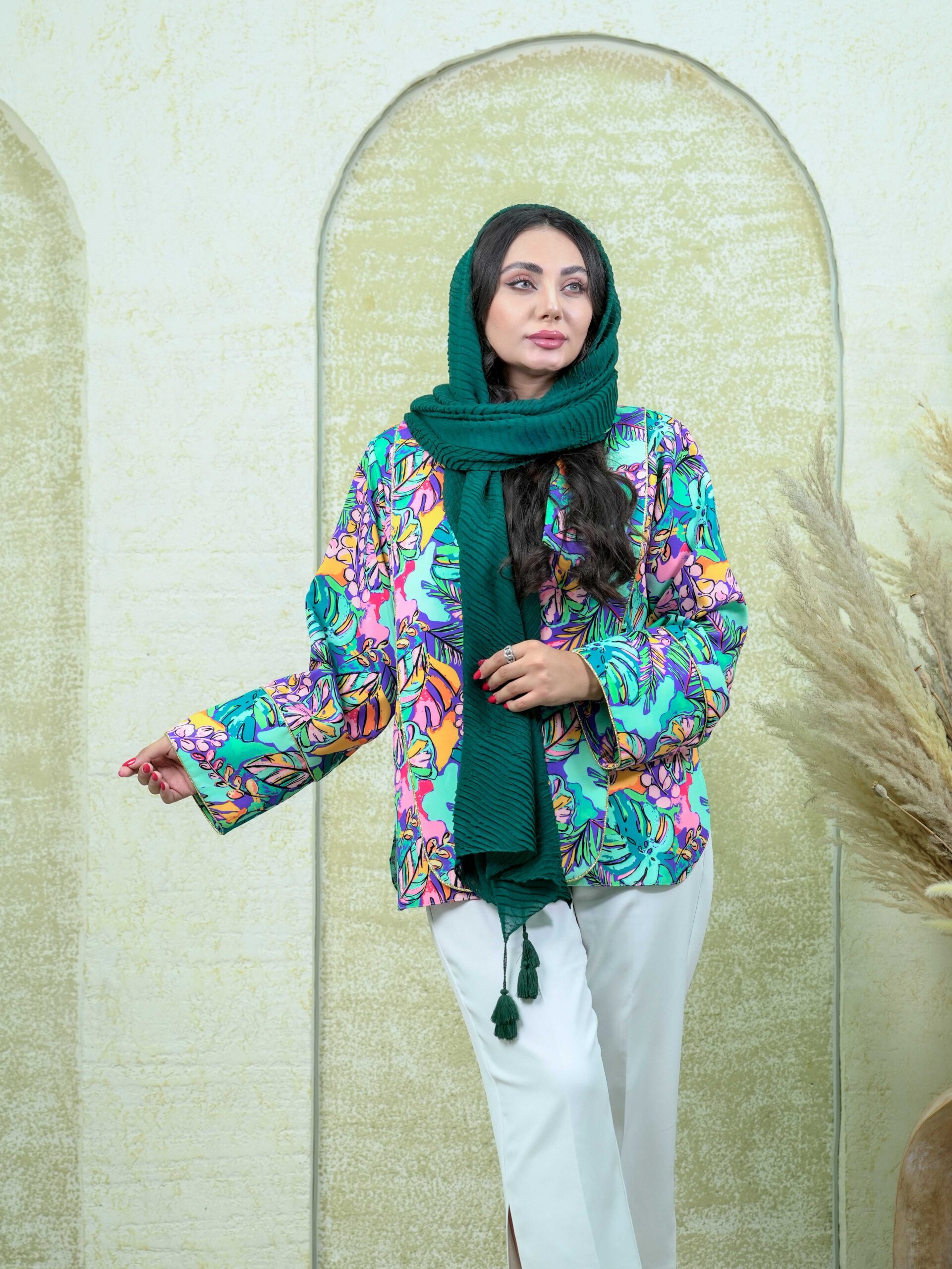 مانتو کتی زنانه Tvk مدل انجیر - تصویر 3